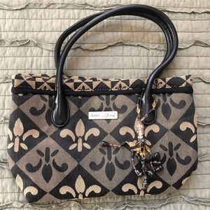 Isabella’s Journey Fleur-de-lis Carpet Bag